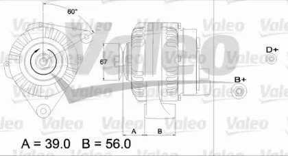 Генератор VALEO 436257