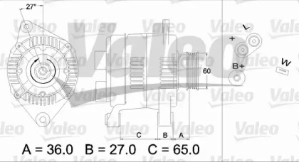 Генератор VALEO 436278