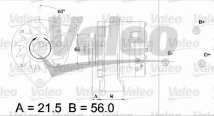 Генератор VALEO 436287