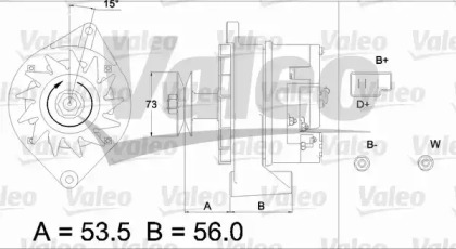 Генератор VALEO 436293