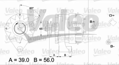 Генератор VALEO 436314