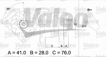 Генератор VALEO 436332