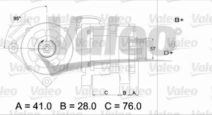 Генератор VALEO 436333