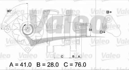 Генератор VALEO 436334