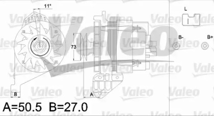 Генератор VALEO 436446