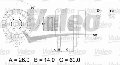 Генератор VALEO 436449