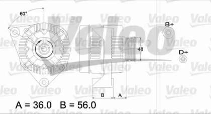 Генератор VALEO 436451