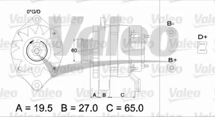 Генератор VALEO 436454