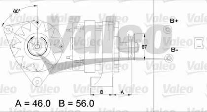 Генератор VALEO 436456