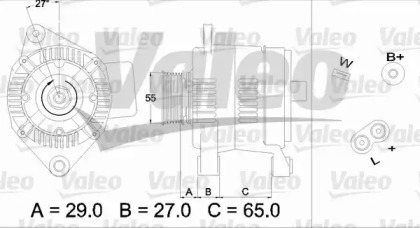 Генератор VALEO 436470