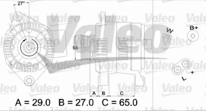 Генератор VALEO 436471