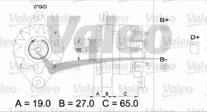 Генератор VALEO 436472