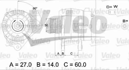 Генератор VALEO 436482