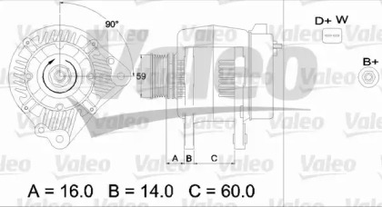 Генератор VALEO 436483