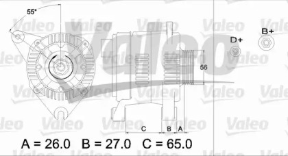 Генератор VALEO 436489