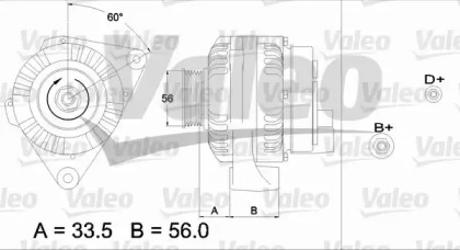 Генератор VALEO 436490