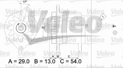 Генератор VALEO 436501