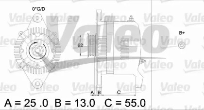 Генератор VALEO 436503