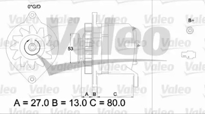 Генератор VALEO 436507