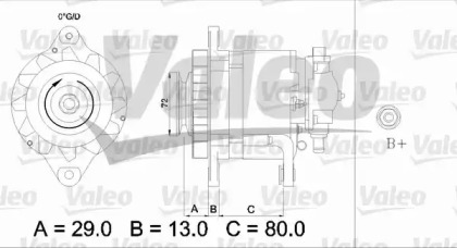 Генератор VALEO 436510