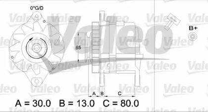 Генератор VALEO 436522