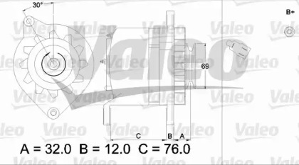 Генератор VALEO 436526