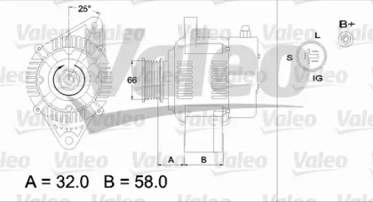 Генератор VALEO 436537