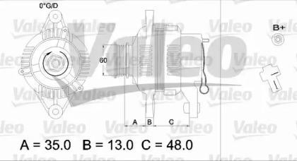 Генератор VALEO 436544