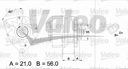 Генератор VALEO 436556