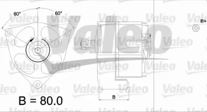 Генератор VALEO 436568