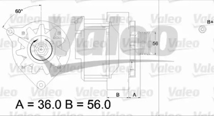 Генератор VALEO 436574