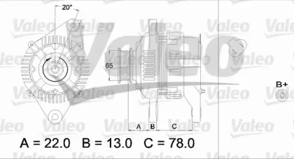 Генератор VALEO 436610