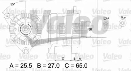 Генератор VALEO 436611