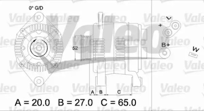 Генератор VALEO 436617