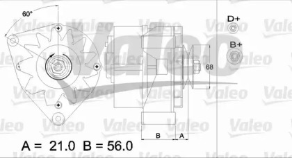 Генератор VALEO 436625