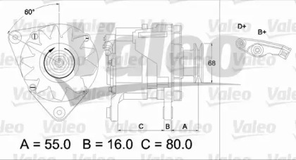 Генератор VALEO 436627