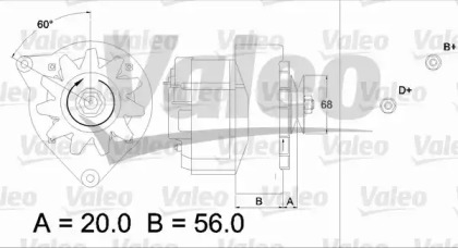 Генератор VALEO 436629