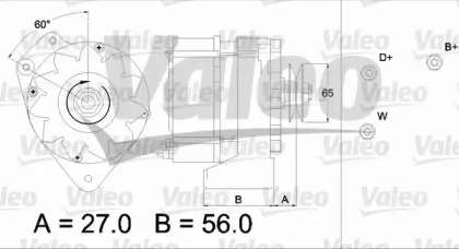 Генератор VALEO 436633