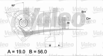 Генератор VALEO 436666