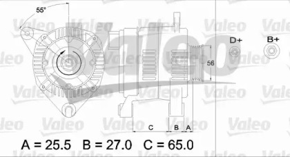 Генератор VALEO 436669