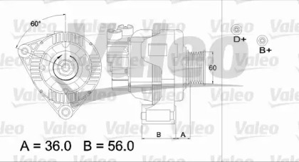 Генератор VALEO 436671