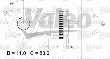 Генератор VALEO 436692