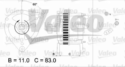 Генератор VALEO 436694