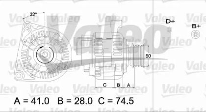 Генератор VALEO 436700