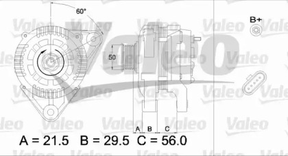 Генератор VALEO 436753