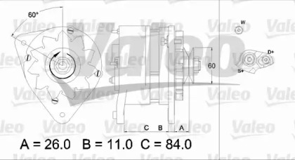 Генератор VALEO 436774