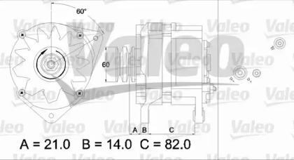 Генератор VALEO 436786