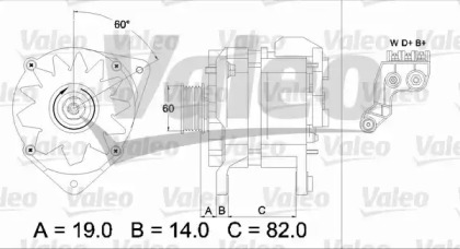 Генератор VALEO 437081