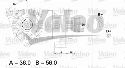 Генератор VALEO 437126