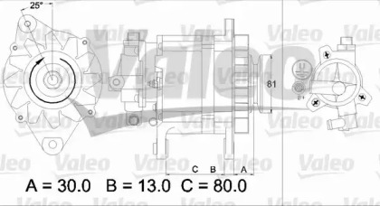 Генератор VALEO 437135